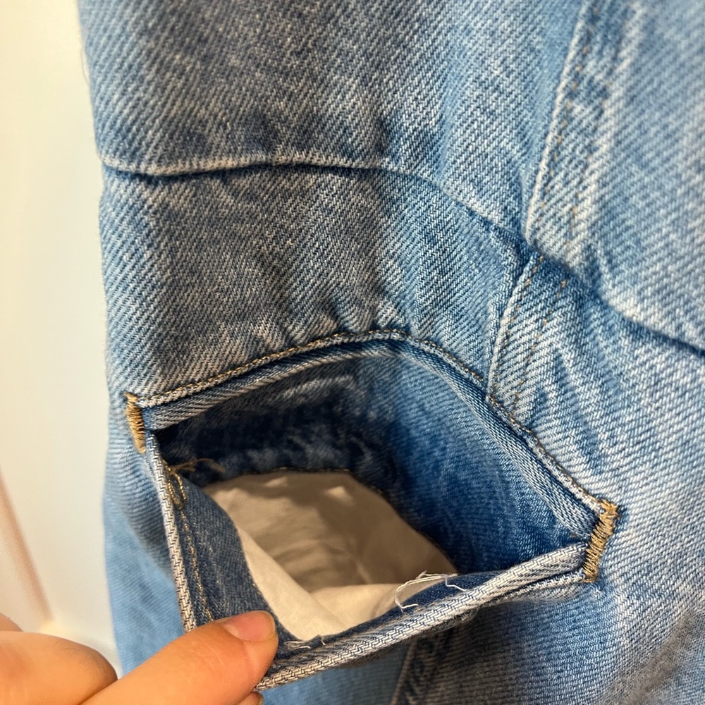 Levi denim Zip-Front Dress - Picture 7 of 10